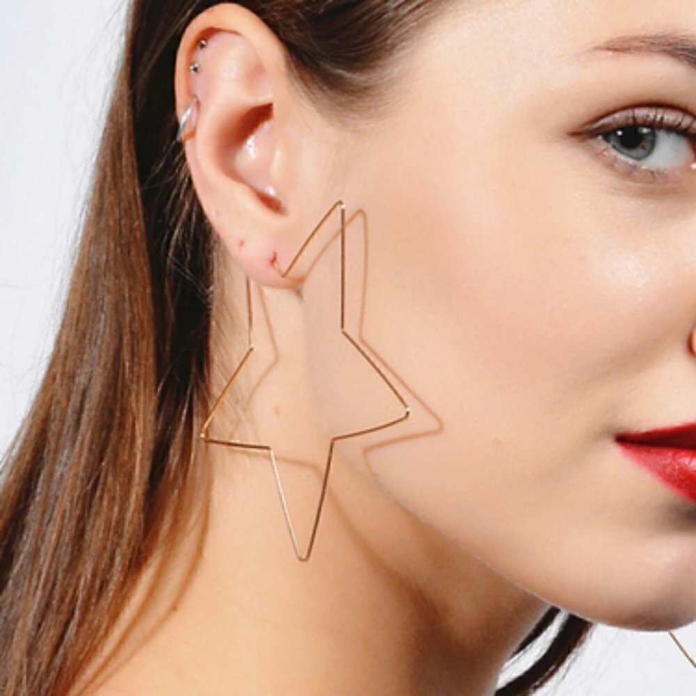 Love Big star Y2K fashion earrings jewelry